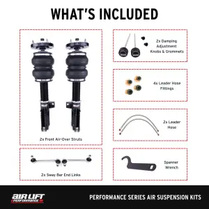 Air Lift Performance - 76015 | Air Lift Performance Air Suspension Front Kit For Ford Mustang S197 - Image 4