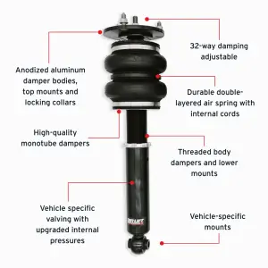 Air Lift Performance - 76016 | Air Lift Performance Air Suspension Front Kit For Lexus LS 400 - Image 4