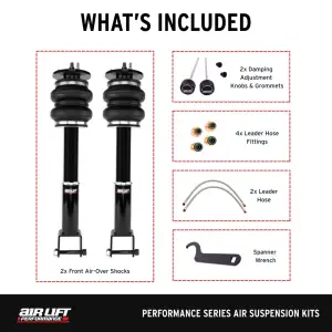 Air Lift Performance - 76017 | Air Lift Performance Air Suspension Front Kit For Dodge Charger RWD / Chrysler 300 RWD / Dodge Challenger RWD / Chrysler 300 RWD - Image 4