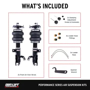 Air Lift Performance - 76019 | Air Lift Performance Air Suspension Front Kit For Toyota Avalon & Camry / Lexus ES300h & ES350 - Image 5