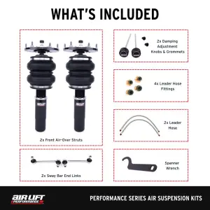 Air Lift Performance - 76021 | Air Lift Performance Air Suspension Front Kit For BMW 1 Series, 3 Series & 4 Series - Image 4
