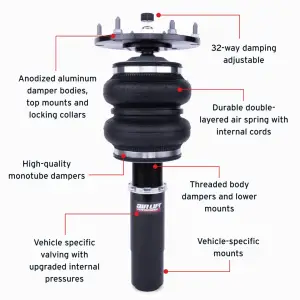 Air Lift Performance - 76021 | Air Lift Performance Air Suspension Front Kit For BMW 1 Series, 3 Series & 4 Series - Image 5