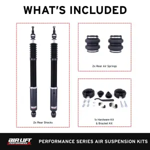 Air Lift Performance - 76508 | Air Lift Performance Air Suspension Rear Kit For Honda Accord 11th Gen / 10th Gen - Image 4