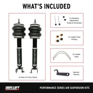 Air Lift Performance - 76511 | Air Lift Performance Air Suspension Rear Kit For Infiniti Q50 RWD / Q60 RWD - Image 4