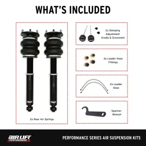 Air Lift Performance - 76516 | Air Lift Performance Air Suspension Rear Kit For Lexus LS 400 - Image 5