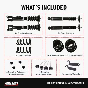 Air Lift Performance - 79017 | Air Lift Performance Coilover Kit For Dodge Charger RWD / Chrysler 300 RWD / Dodge Challenger RWD / Chrysler 300 RWD - Image 8