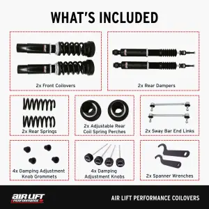 Air Lift Performance - 79021 | Air Lift Performance Coilover Kit For BMW 1 Series, 3 Series & 4 Series - Image 9