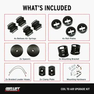 Air Lift Performance - 83007 | Air Lift Performance Coil To Air Upgrade Kit For Ford Mustang S550 - Image 9
