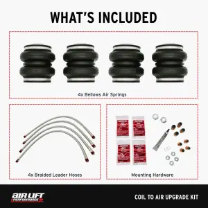 Air Lift Performance - 83016 | Air Lift Performance Coil To Air Upgrade Kit For Lexus LS 400 - Image 5