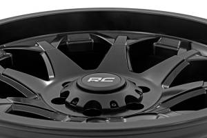 Rough Country - 80201813A | Rough Country 80 Series Wheel | One-Piece / Semi Gloss Black / 20x10 | 5x5 / -19mm - Image 5