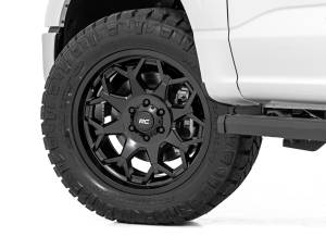 Rough Country - 80201813A | Rough Country 80 Series Wheel | One-Piece / Semi Gloss Black / 20x10 | 5x5 / -19mm - Image 6