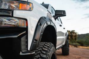 Rough Country - A-C12211-G42 | Rough Country Defender Fender Flares For Chevrolet Silverado 1500 2/4WD | White Sands - Image 7