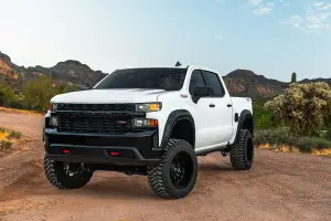 Rough Country - A-C12211-G42 | Rough Country Defender Fender Flares For Chevrolet Silverado 1500 2/4WD | White Sands - Image 4