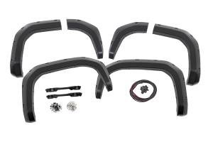 F-T12511-4Z2 | Rough Country Pocket Fender Flares For Toyota 4Runner 2WD/4WD | Mudbath