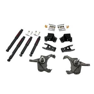 728ND | Complete 3/4 Lowering Kit with Nitro Drop Shocks
