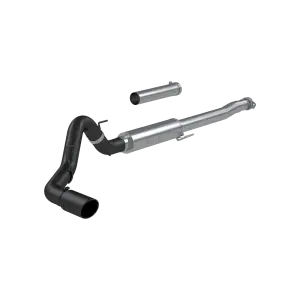 S5209BLK | MBRP Cat Back Exhaust For Ford F-150 With 2.7L, 3.5L EcoBoost & 5.0L Engines | Armor Black, Race Profile Sound, Single Side Exit, Black-Coated Single Wall Tip