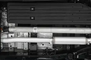 Lowriders Unlimited - S5209BLK | MBRP Cat Back Exhaust For Ford F-150 With 2.7L, 3.5L EcoBoost & 5.0L Engines | Armor Black, Race Profile Sound, Single Side Exit, Black-Coated Single Wall Tip - Image 3