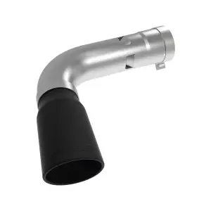 117020420 | PPE Performance 304 Stainless Steel Turn Out Pipe For Chevrolet/GMC 6.6L Duramax | Black Finish