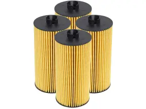 44-LF003-MB | AFE Power PROGUARD Oil Filter, 4 Pack For Ford Excursion / F-250 Super Duty / F-350 Super Duty / F-450 Super Duty / F-550 Super Duty Power-Stroke