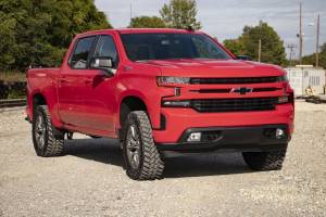 Rough Country - 28240RED | Rough Country 3.5 Inch Lift Kit For Chevrolet Silverado 1500 2WD/4WD (& Refresh) | Red Finish Control Arm, Factory Rear Mono Leaf Spring, M1 Struts With M1 Rear Shocks - Image 7