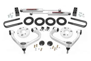 Rough Country - 41430_A | Rough Country 3 Inch Lift Kit Forged Upper Control Arms For Ford F-150 2WD - Image 1