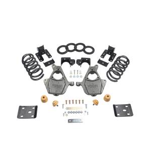 1015 | Belltech 3 or 4 Inch Front / 7 Inch Rear Complete Lowering Kit without Shocks (2016-2018 Silverado/Sierra 1500 Standard Cab 2WD)