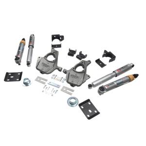 1015SP | Belltech 3 or 4 Inch Front / 7 Inch Rear Complete Lowering Kit with Street Performance Shocks (2016-2018 Silverado/Sierra 1500 Standard Cab 2WD)