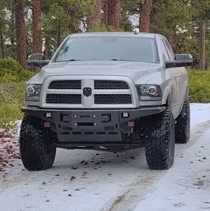 TF-FBMPR-1013AEV-W | Thuren Fabrication Modular Front Winch Bumper For Ram 2500 | For AEV Highmark Fenders