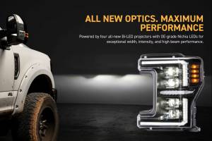 Morimoto - LF2-503Y | Morimoto XB Evo Hybrid LED Headlights For Ford F-250 / F-350 / F-450 / F-550* Super Duty | Pair - Image 11