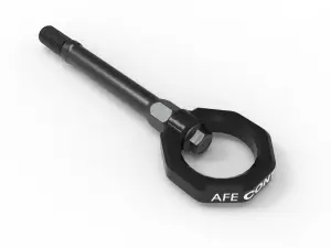 450-401014-B | AFE Power CONTROL Front Tow Hook, Black For Chevrolet Corvette C8 V8-6.2L
