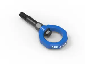 450-401015-L | AFE Power CONTROL Rear Tow Hook, Blue For Chevrolet Corvette C8 V8-6.2L