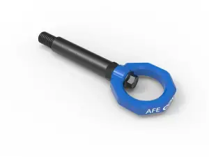450-502002-L | AFE Power CONTROL Rear Tow Hook, Blue For BMW F-Chassis 2/3/4/M