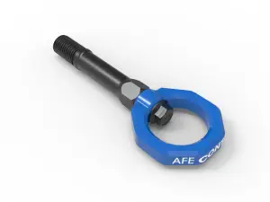 450-712001-L | AFE Power CONTROL Front Tow Hook, Blue For Nissan Z V6-3.0L (tt)