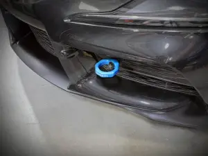 Afe - Advance Flow Engineering - 450-721001-L | AFE Power CONTROL Front Tow Hook, Blue For Toyota GR Supra (A90) L4-2.0L (t) / L6-3.0L (t) - Image 3