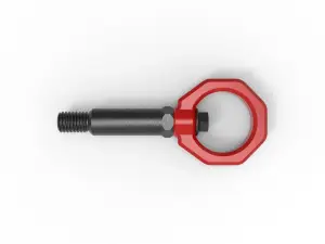 Afe - Advance Flow Engineering - 450-721001-R | AFE Power CONTROL Front Tow Hook, Red For Toyota GR Supra (A90) L4-2.0L (t) / L6-3.0L (t) - Image 6