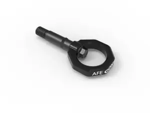 450-721002-B | AFE Power CONTROL Rear Tow Hook, Black For Toyota GR Supra (A90) L4-2.0L (t) / L6-3.0L (t)