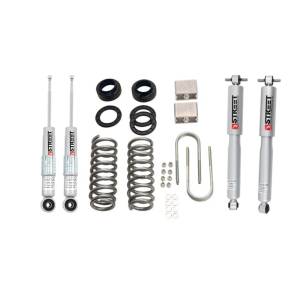 608SP | Belltech 1 or 2 Inch Front / 3 Inch Rear Complete Lowering Kit with Street Performance Shocks (2004-2012 Colorado/Canyon 2WD)