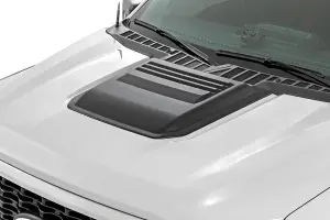 Rough Country - HS30010-M7 | Rough Country Hood Scoop For Ford F-150 | Carbonized Gray - Image 3