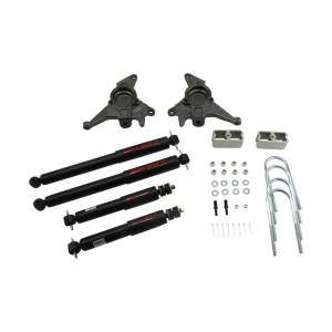 624ND | Belltech 2 Inch Front /  2 Inch Rear Complete Lowering Kit with Nitro Drop Shocks (1998-2005 Blazer/Jimmy 2WD)
