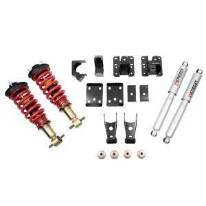 646SPC | Belltech Performance Height Adjustable Coilover Lowering Kit (-1 to 3" Front | -4" Rear)