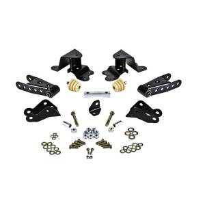 6505 | Belltech 4" Drop Leaf Spring Shackle & Hanger Kit (Front Hanger/Rear Shackle)