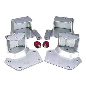 6570 | Belltech 4" Drop Leaf Spring Hanger Kit (Front and Rear Hangers)