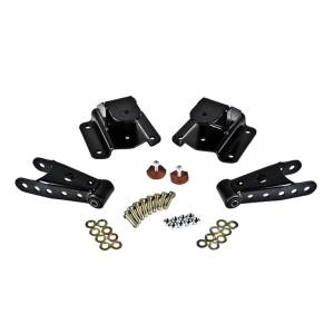 6580 | Belltech 4" Drop Leaf Spring Shackle & Hanger Kit (Front Hanger/Rear Shackle)