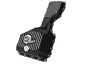 46-71370B | aFe Power Pro Series Engine Oil Pan, Black With Machined Fins For GM Diesel Trucks V8-6.6L (td) L5P