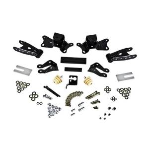6907 | Belltech 4" Drop Leaf Spring Shackle & Hanger Kit (Front Hanger/Rear Shackle)