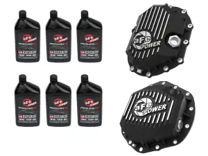 Afe - Advance Flow Engineering - 46-7708AB | aFe Power Front & Rear Differential GUARD Package, With Oil For GM Diesel Trucks V8-6.6L (td) L5P - Image 1