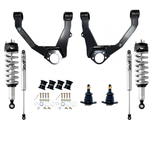 KR12STAGE3FOX | Kryptonite Stage 3 leveling Kit w/ Fox Shocks (2007-2018 Silverado, Sierra 1500 | 2007-2018 Suburban, Tahoe, Yukon with OE Cast Steel Control Arms)