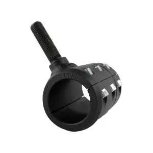 Thuren Fabrication - TF573-09BK-0313-157 | Thuren Fabrication King Steering Damper For Ram 2500 / Ram 3500 | With Thuren Clamp For OEM MOPAR Steering | Black Aluminum Ends - Image 2