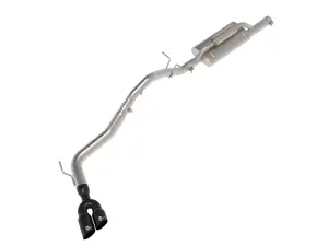 49-33148-B | aFe Power Vulcan Series 2-1/2 To 3 Inch, 304 Stainless Steel Cat-Back Exhaust System With Black Tip For Ford Ranger L4-2.3L (t)