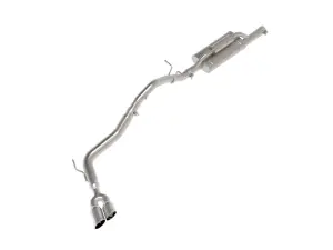 49-33148-P | aFe Power Vulcan Series 2-1/2 To 3 Inch, 304 Stainless Steel Cat-Back Exhaust System With Polished Tip For Ford Ranger L4-2.3L (t)